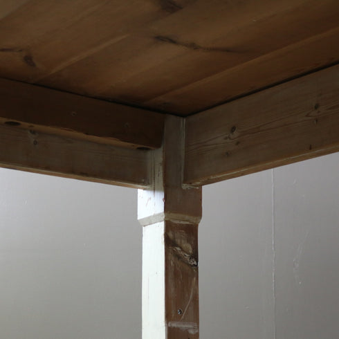 C340 ワークテーブル ウッド×アイアン 什器 高さ80㎝ 幅169㎝ 奥行89㎝