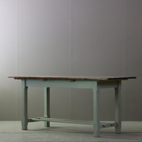 C341 アンティークテーブル 木製 什器 高さ78㎝ 幅185㎝ 奥行66㎝