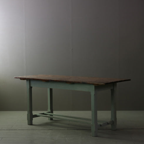 C341 アンティークテーブル 木製 什器 高さ78㎝ 幅185㎝ 奥行66㎝