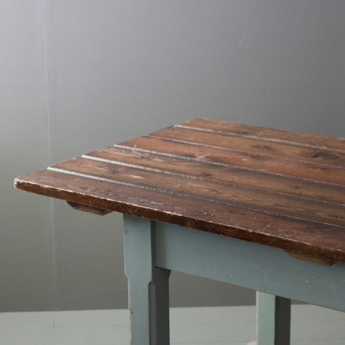 C341 アンティークテーブル 木製 什器 高さ78㎝ 幅185㎝ 奥行66㎝