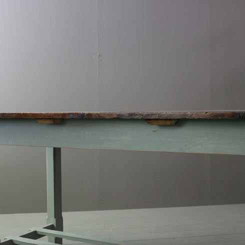 C341 アンティークテーブル 木製 什器 高さ78㎝ 幅185㎝ 奥行66㎝