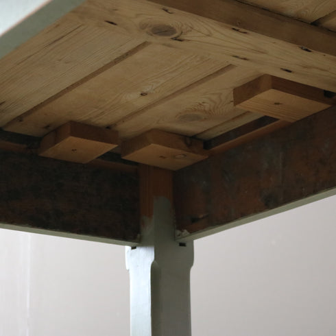 C341 アンティークテーブル 木製 什器 高さ78㎝ 幅185㎝ 奥行66㎝