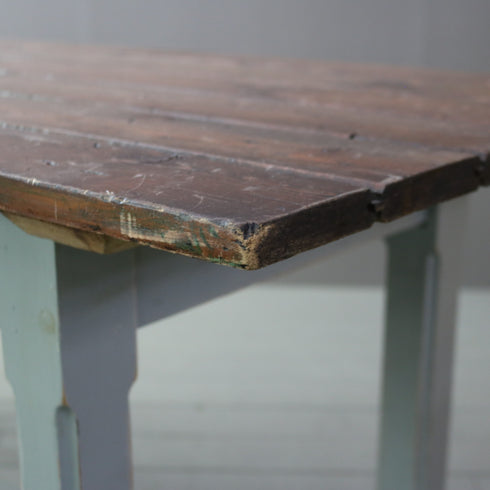 C341 アンティークテーブル 木製 什器 高さ78㎝ 幅185㎝ 奥行66㎝