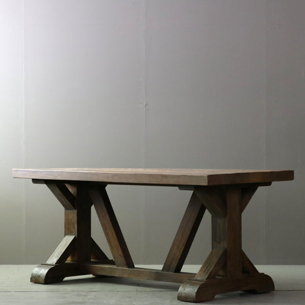 C342 ダイニングテーブル 木製 ヴィンテージ 高さ76㎝ 幅180㎝ 奥行78㎝