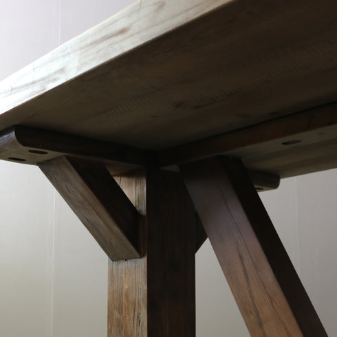 C342 ダイニングテーブル 木製 ヴィンテージ 高さ76㎝ 幅180㎝ 奥行78㎝