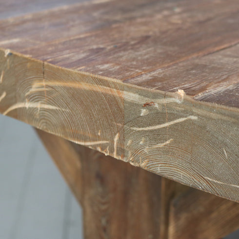 C342 ダイニングテーブル 木製 ヴィンテージ 高さ76㎝ 幅180㎝ 奥行78㎝