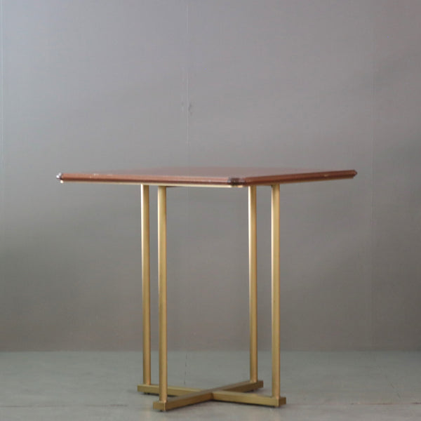 C131 ハイタイプ テーブル ウッド×アイアン 什器 高さ96㎝ 幅93㎝ 奥行93㎝