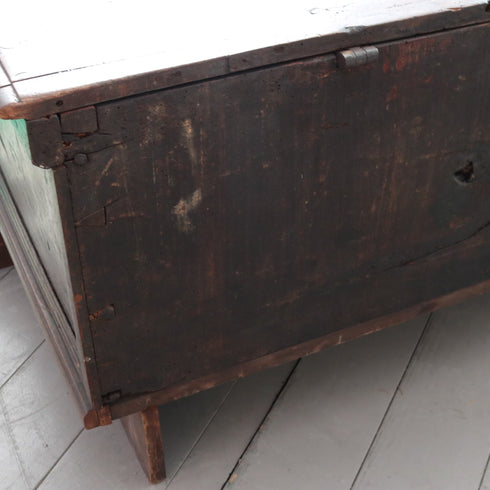 C377 コファ アンティーク装飾ボックス 木製 高さ58㎝ 幅170㎝ 奥行55㎝