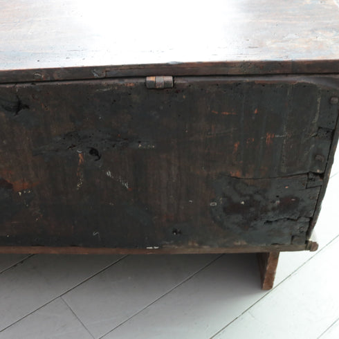 C377 コファ アンティーク装飾ボックス 木製 高さ58㎝ 幅170㎝ 奥行55㎝