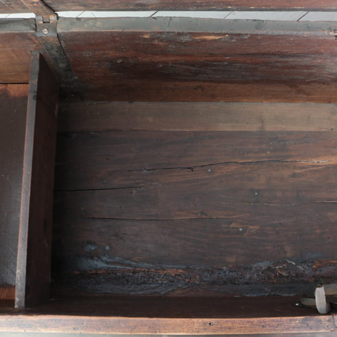 C377 コファ アンティーク装飾ボックス 木製 高さ58㎝ 幅170㎝ 奥行55㎝