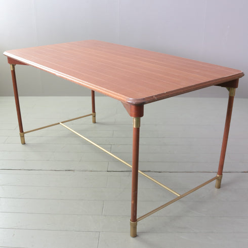 C338 テーブル 木製 什器 高さ76㎝ 幅153㎝ 奥行き83㎝