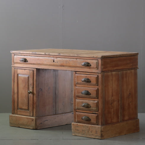 C91 分割式デスク 木製 イギリス輸入家具 高さ77㎝ 幅119㎝ 奥行60㎝