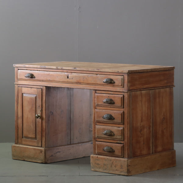 C91 分割式デスク 木製 イギリス輸入家具 高さ77㎝ 幅119㎝ 奥行60㎝