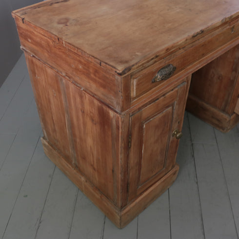 C91 分割式デスク 木製 イギリス輸入家具 高さ77㎝ 幅119㎝ 奥行60㎝