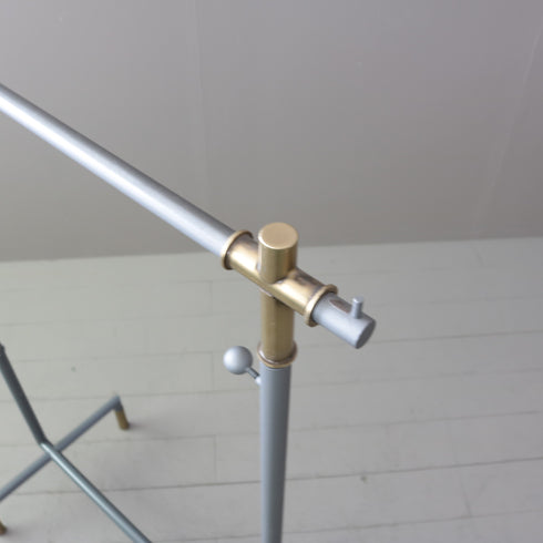 A422 ハンガーラック 金属製 伸縮 高さ131㎝ 幅90㎝ 奥行き43㎝