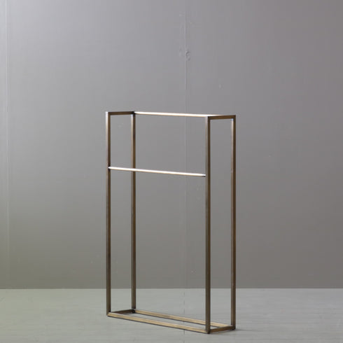 A432 タオルハンガーラック 金属製 什器 高さ96㎝ 幅69㎝ 奥行き17㎝