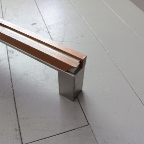 A433 ハンガーラック ウッド×ステンレス 什器 高さ162㎝ 幅95㎝ 奥行き60㎝