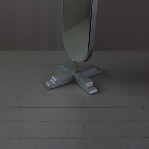 D440 スタンドミラー 両面 木製脚 高さ165㎝ 幅47㎝ 奥行47㎝