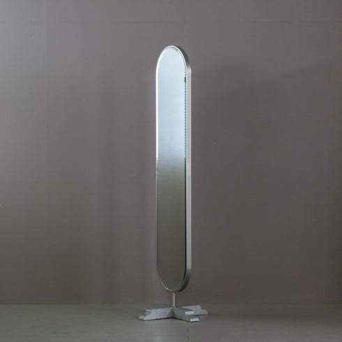 D441 スタンドミラー 両面 木製脚 高さ165㎝ 幅47㎝ 奥行47㎝