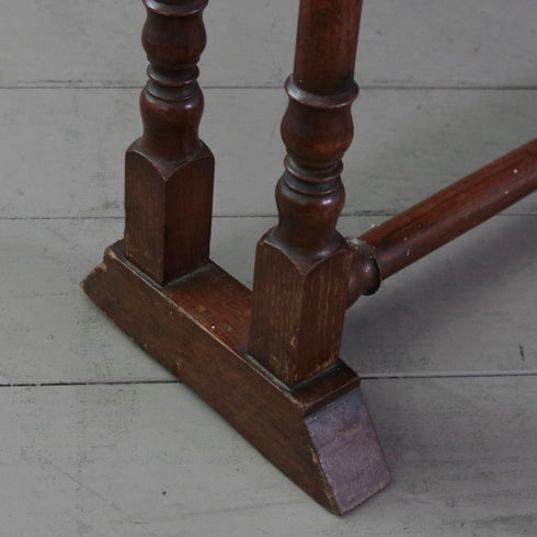 C442 ゲートレッグテーブル 木製 輸入家具 高さ64㎝ 幅98㎝ 奥行き73㎝