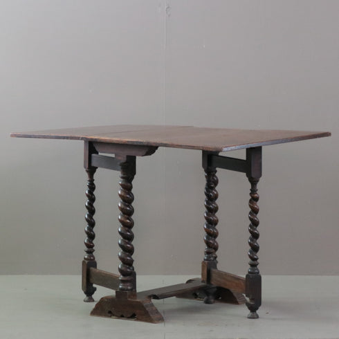 C443 ゲートレッグテーブル 木製 イギリス輸入家具 高さ72㎝ 幅106㎝ 奥行76㎝