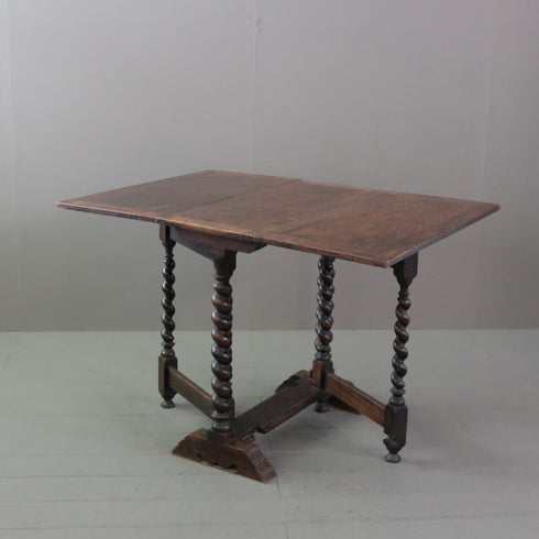 C443 ゲートレッグテーブル 木製 イギリス輸入家具 高さ72㎝ 幅106㎝ 奥行76㎝