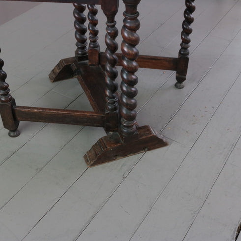 C443 ゲートレッグテーブル 木製 イギリス輸入家具 高さ72㎝ 幅106㎝ 奥行76㎝