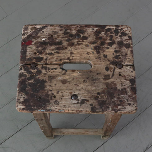 C444 スツール 木製 輸入家具 高さ61㎝ 幅31㎝ 奥行き25㎝