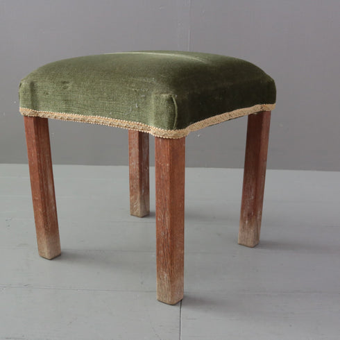 C454 スツール オットマン 木製 輸入家具 高さ31㎝ 幅29㎝ 奥行29㎝