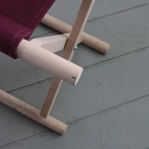 C132 折り畳みチェア×4脚 木製 什器 高さ44㎝ 幅45㎝ 奥行31㎝