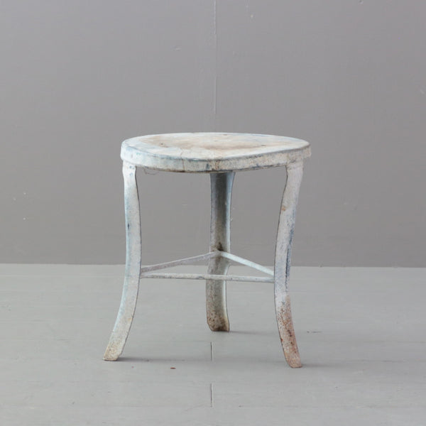 C461 鉄スツール イギリス輸入 高さ32㎝ 幅28㎝ 奥行き28㎝