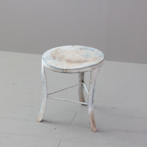 C461 鉄スツール イギリス輸入 高さ32㎝ 幅28㎝ 奥行き28㎝