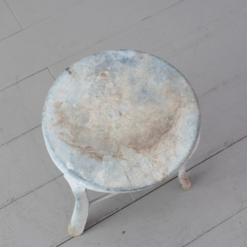 C461 鉄スツール イギリス輸入 高さ32㎝ 幅28㎝ 奥行き28㎝