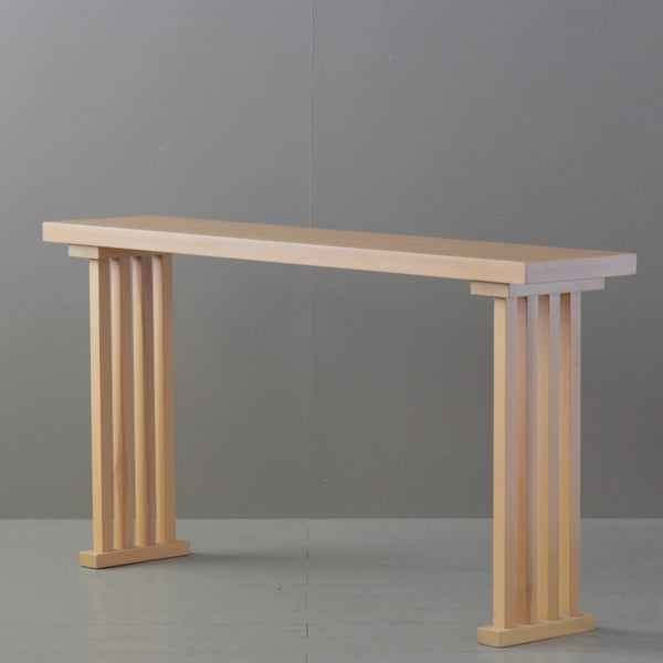 C133 スリムテーブル 木製 什器 高さ72㎝ 幅140㎝ 奥行30㎝