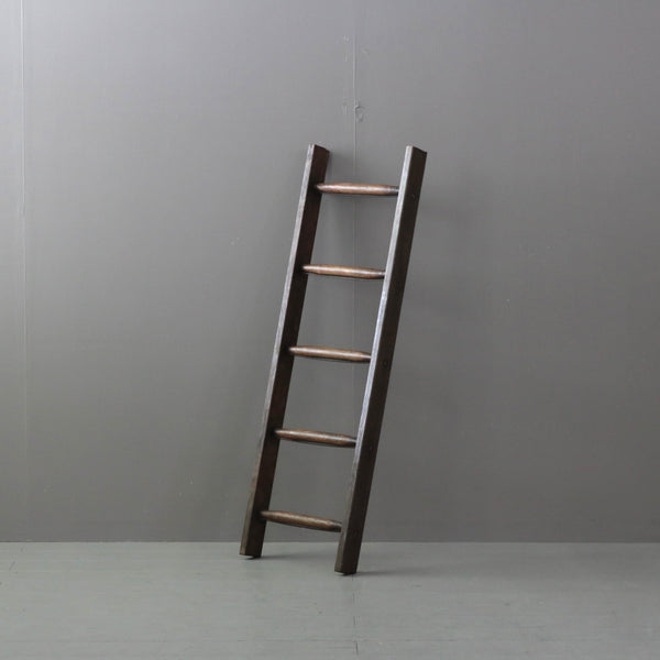 C471 木製ラダー 輸入家具 高さ114㎝ 幅36㎝ 奥行き7㎝