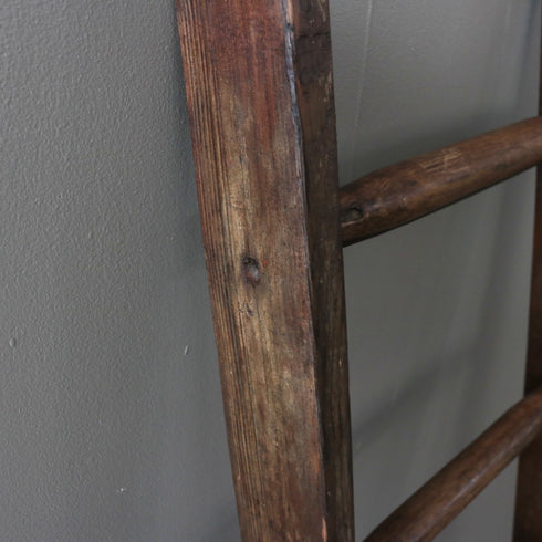 C471 木製ラダー 輸入家具 高さ114㎝ 幅36㎝ 奥行き7㎝