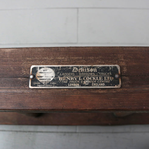 C471 木製ラダー 輸入家具 高さ114㎝ 幅36㎝ 奥行き7㎝