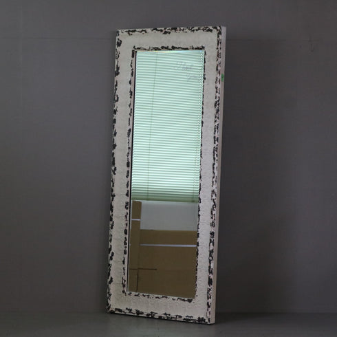 C479 大型ミラー 鉄製 什器 高さ187㎝ 幅83㎝ 奥行5㎝