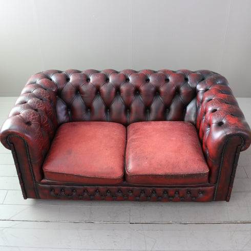 C480 二人掛け チェスターフィールドソファ