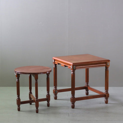 C484 ネストテーブル 木製 輸入家具 高さ53㎝ 幅51㎝ 奥行51㎝