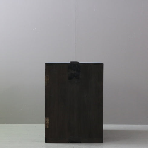 P593 桐箪笥×ロスフラワーパネコ Circlife(サークライフ) KANNON(BLACK) 高さ57㎝ 幅90㎝ 奥行42㎝