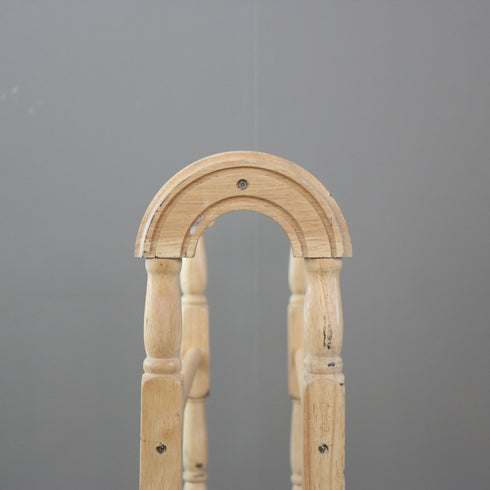 C489 ペニーワイズ タオルハンガー 木製 イギリス輸入家具 高さ78㎝ 幅63㎝ 奥行30㎝