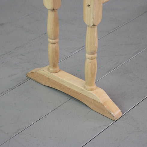 C489 ペニーワイズ タオルハンガー 木製 イギリス輸入家具 高さ78㎝ 幅63㎝ 奥行30㎝