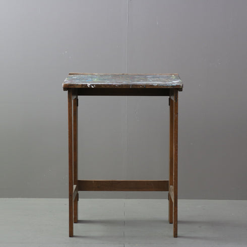 C492 折り畳み式スクールデスク 木製 輸入家具 高さ77㎝ 幅56㎝ 奥行51㎝