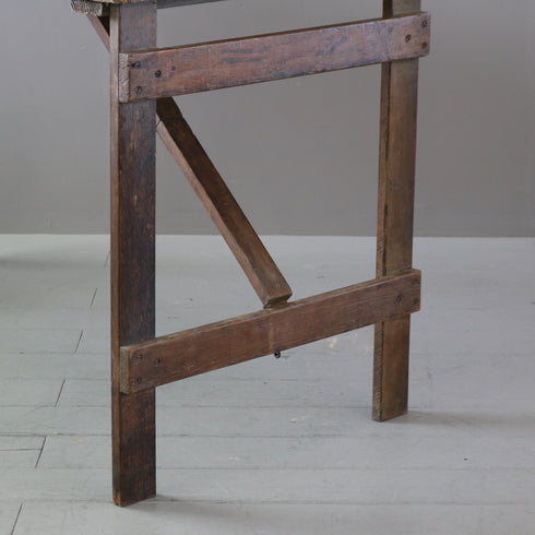 【C496】 ヴィンテージ 折りたたみ テーブル 木製 イギリス輸入家具 高さ76㎝ 幅136㎝ 奥行き65㎝