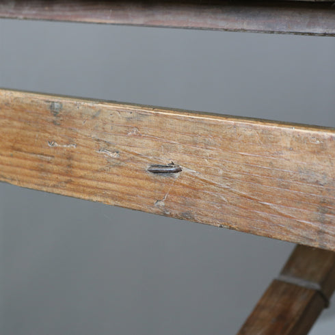 【C496】 ヴィンテージ 折りたたみ テーブル 木製 イギリス輸入家具 高さ76㎝ 幅136㎝ 奥行き65㎝