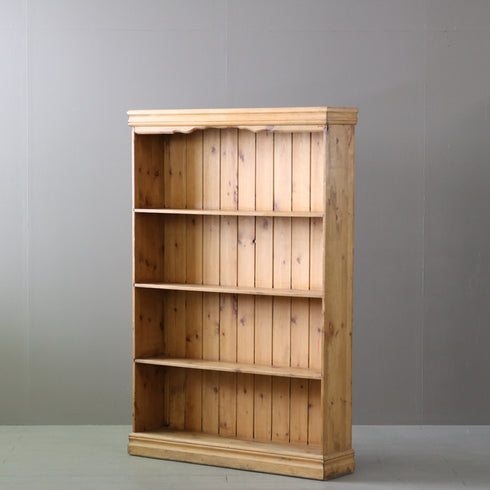 C503 ブックシェルフ 木製 イギリス輸入家具 高さ144㎝ 幅99㎝ 奥行22㎝