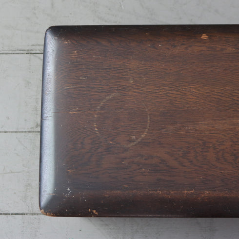 C505 フットスツール 木製 イギリス輸入家具 高さ25㎝ 幅75㎝ 奥行27㎝