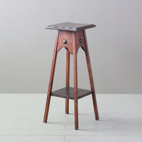 C508 フラワースタンド 木製 イギリス輸入家具 高さ81㎝ 幅33㎝ 奥行33㎝