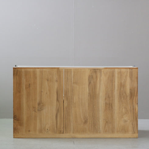 P591 桐箪笥×ロスフラワーパネコ Circlife(サークライフ) GLASS(BEIGE) 高さ51㎝ 幅90㎝ 奥行42㎝